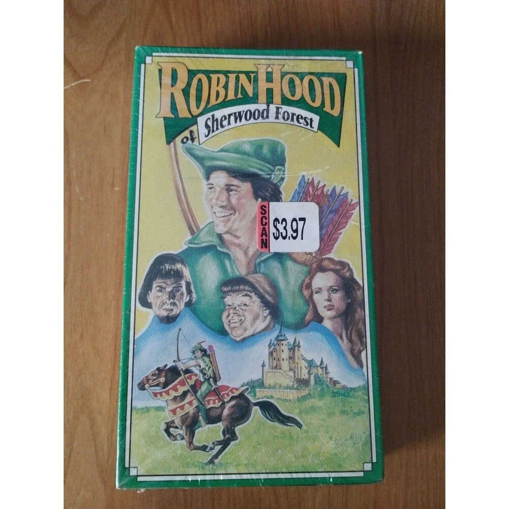 NEW & SEALED * ROBIN HOOD OF SHERWOOD FOREST VHS TAPE * RARE - Picture 1 of 2